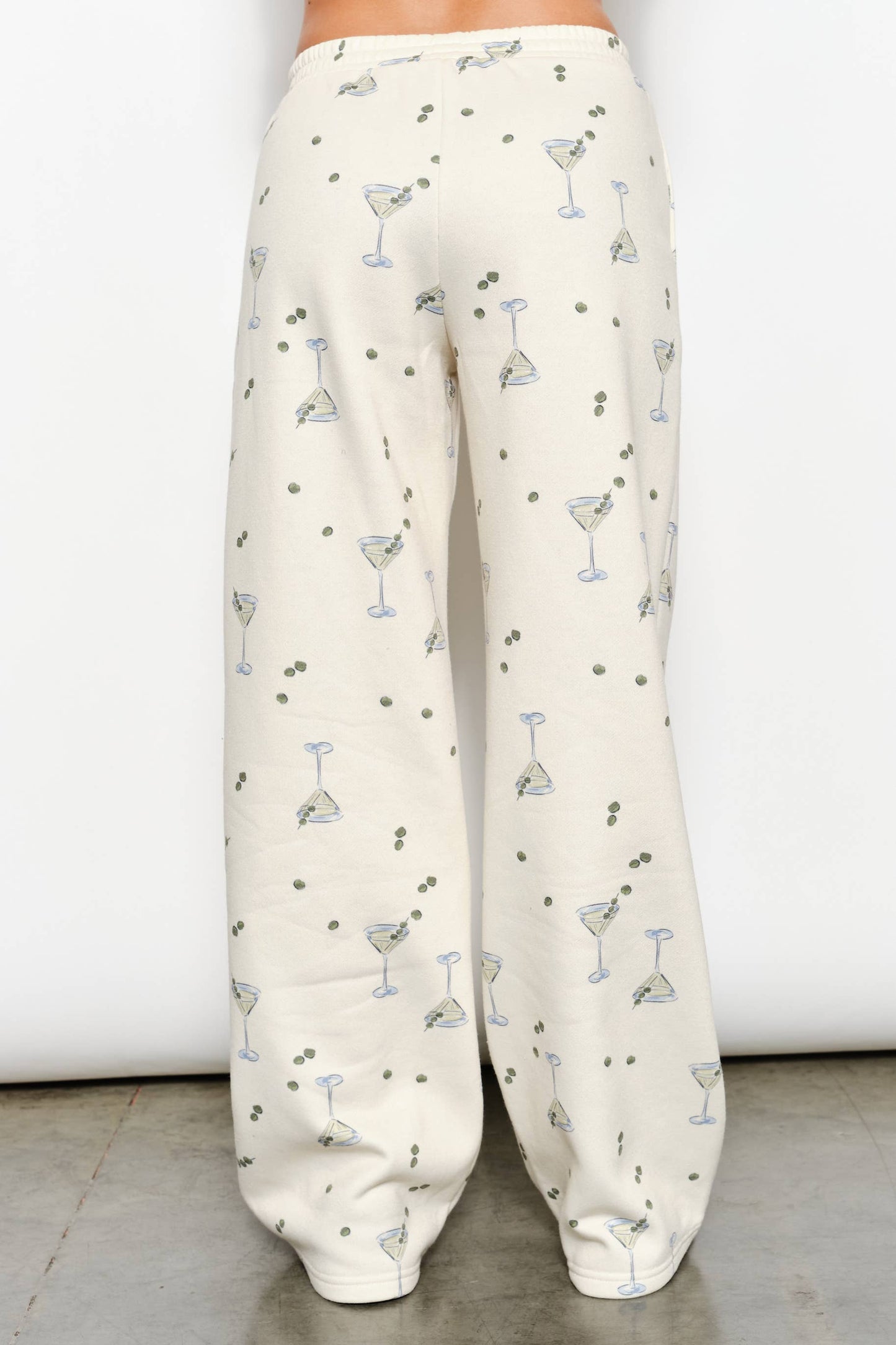 Billie Martini Sweat Pants - Playful, Lounge, Comfy