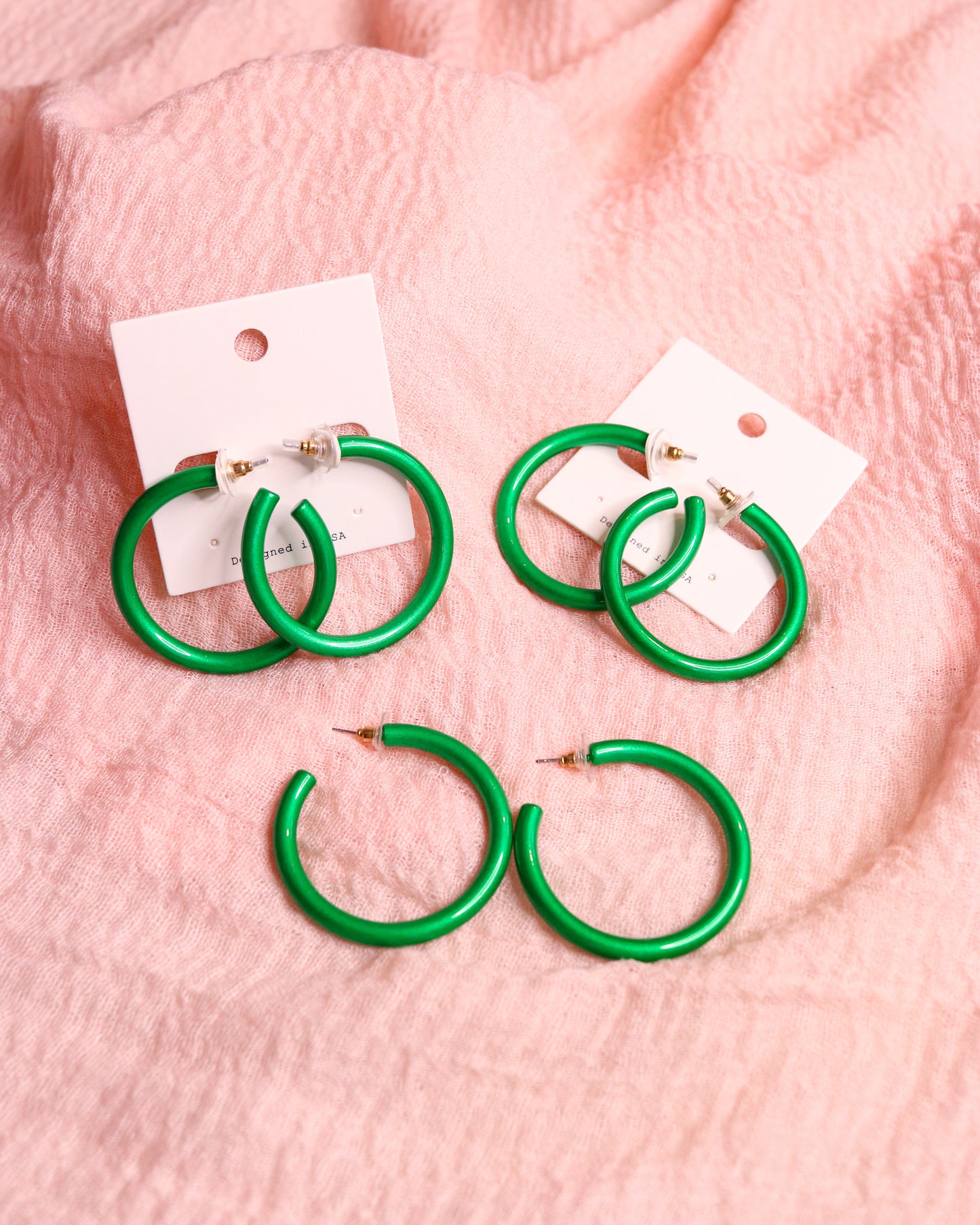 Metallic Coated Hoops