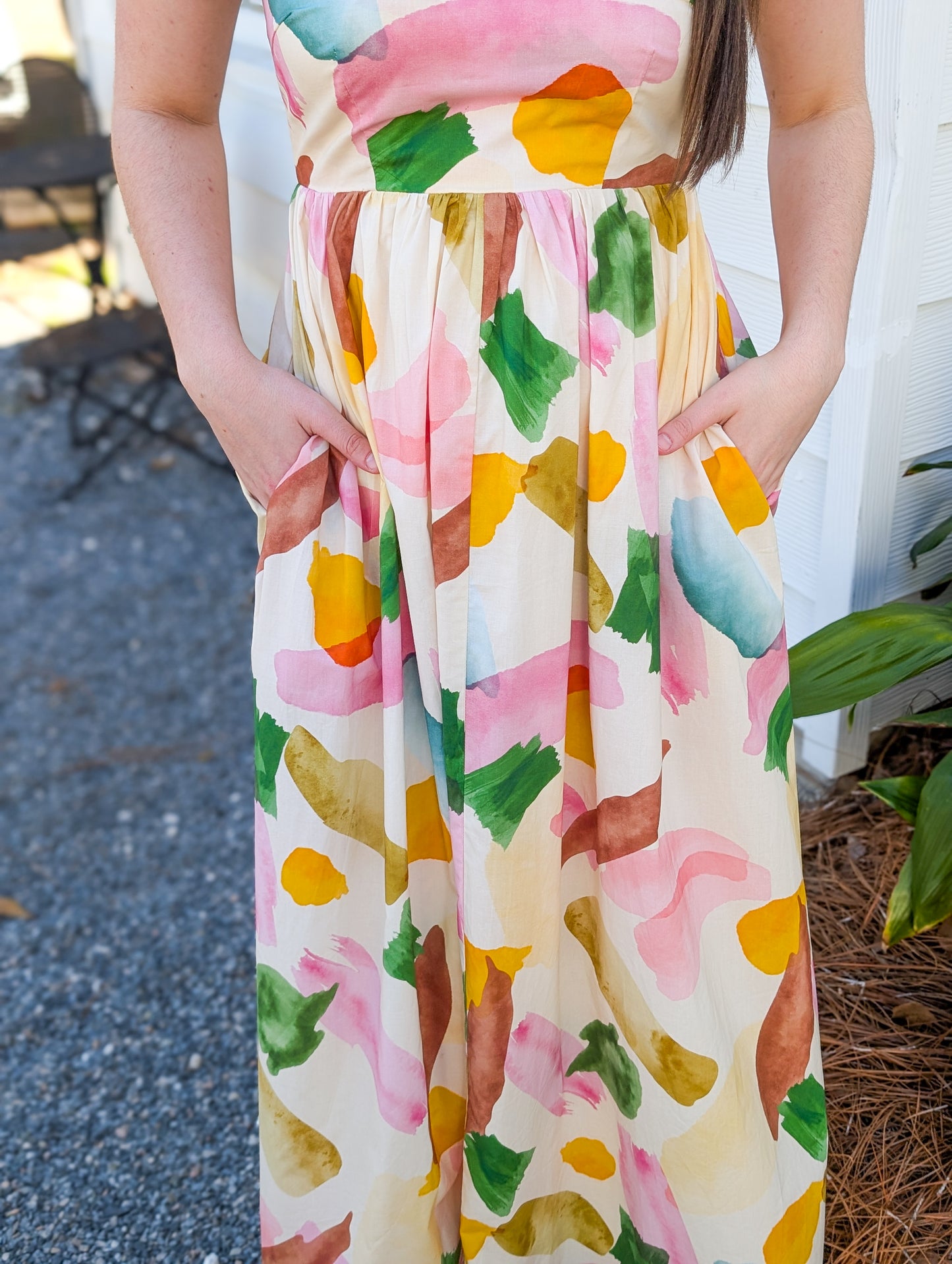 Spring Floral Maxi Dress