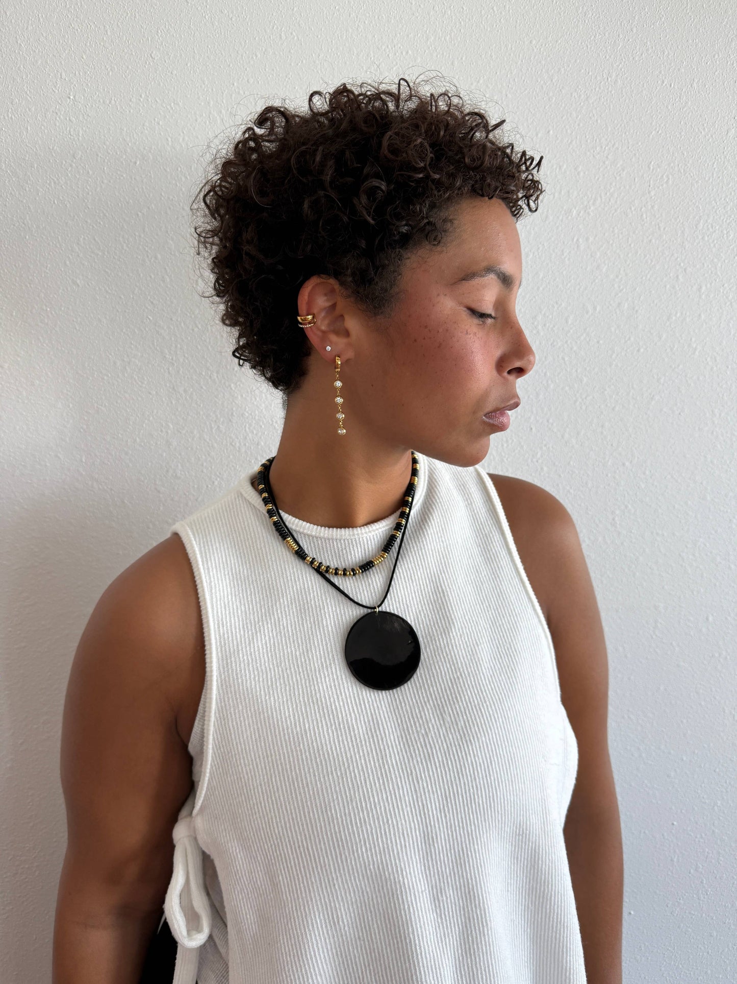 Kylee Crystal Drop Huggies