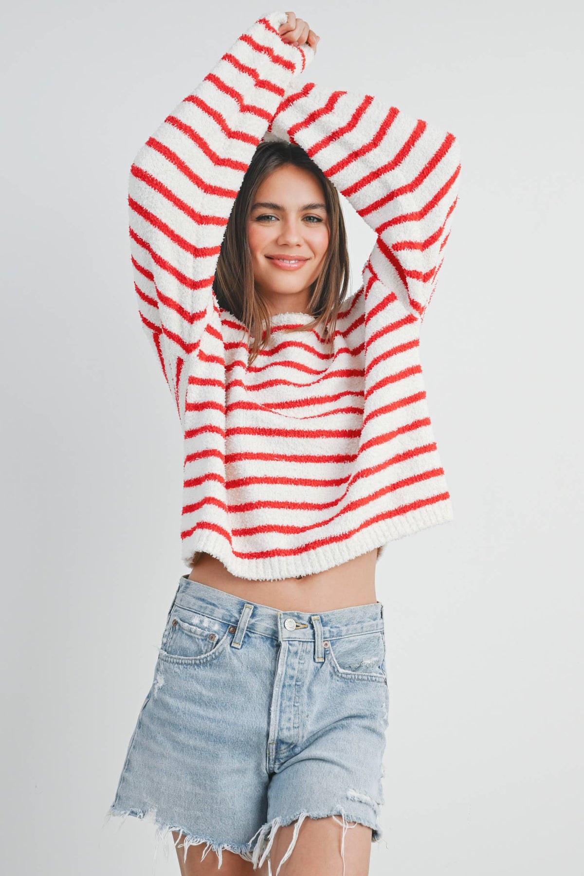 Basic Striped Knit Sweater