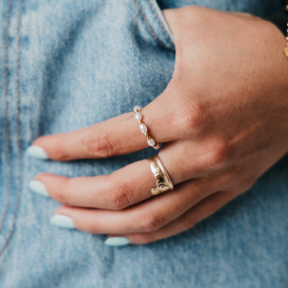 Waterproof Delightful Pearl Ring