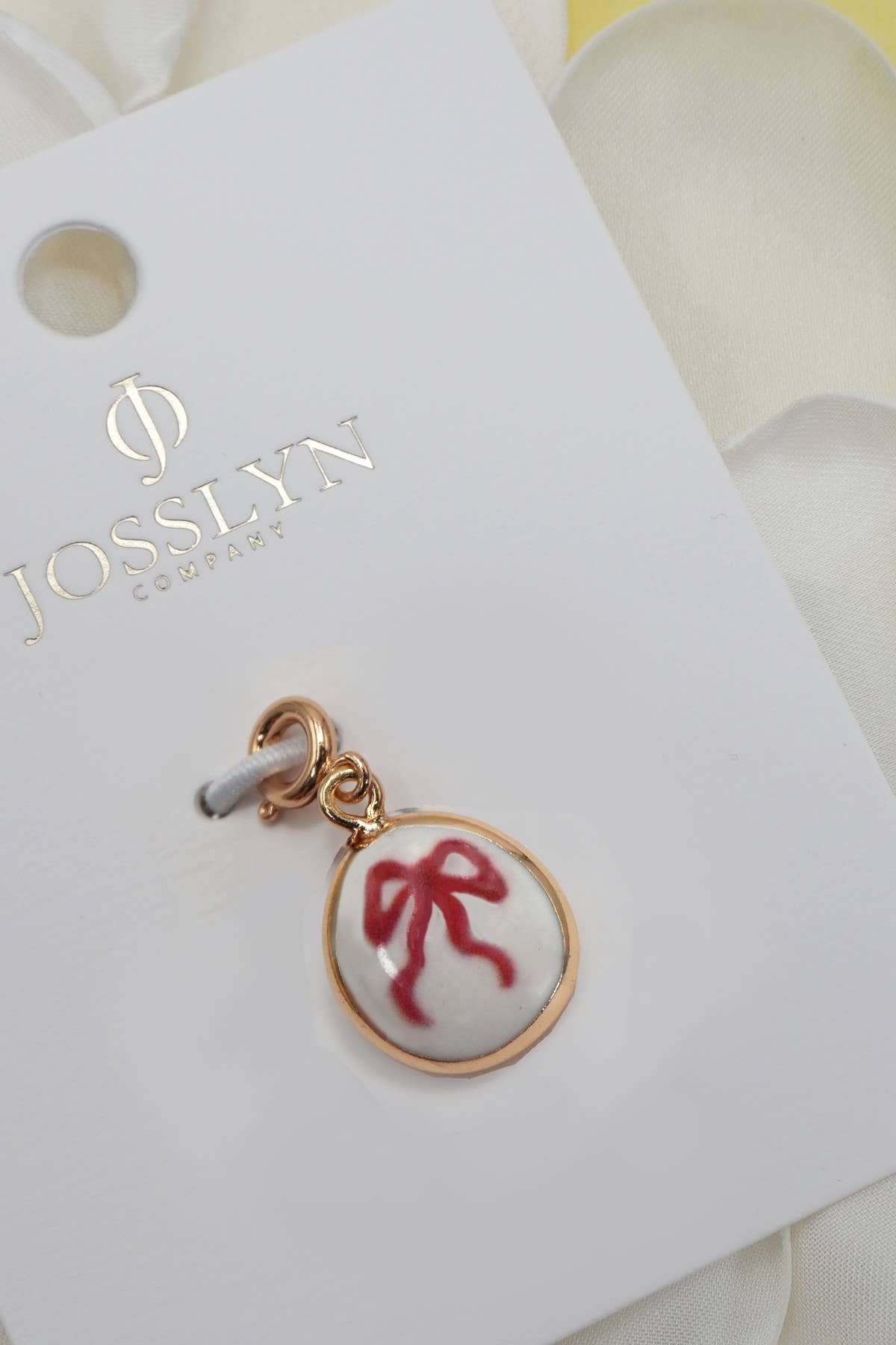 Charm Porcelain With Spring Ring Clasp