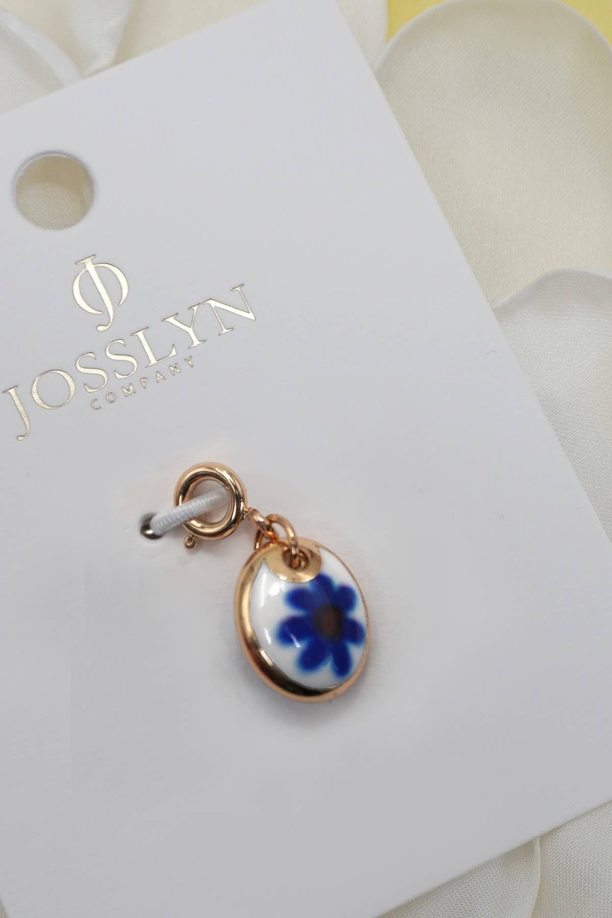 Charm Porcelain With Spring Ring Clasp