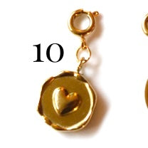 Stainless Steel Gold Plated Eclectic Charms