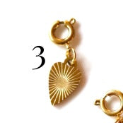 Stainless Steel Gold Plated Eclectic Charms