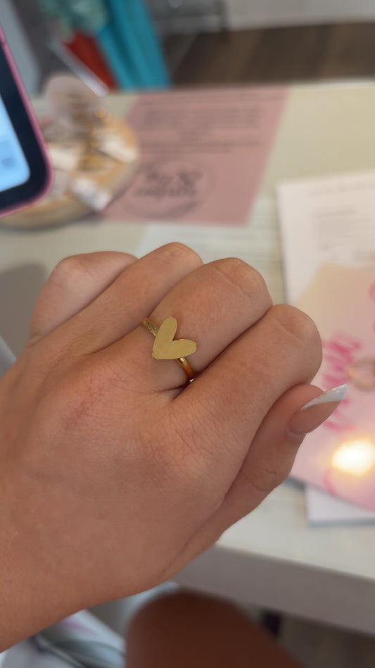 Small Heart Ring * WATER RESISTANT*