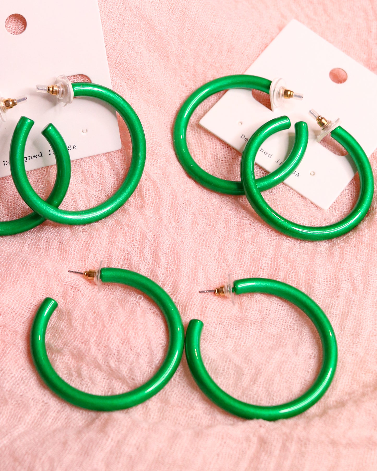 Metallic Coated Hoops