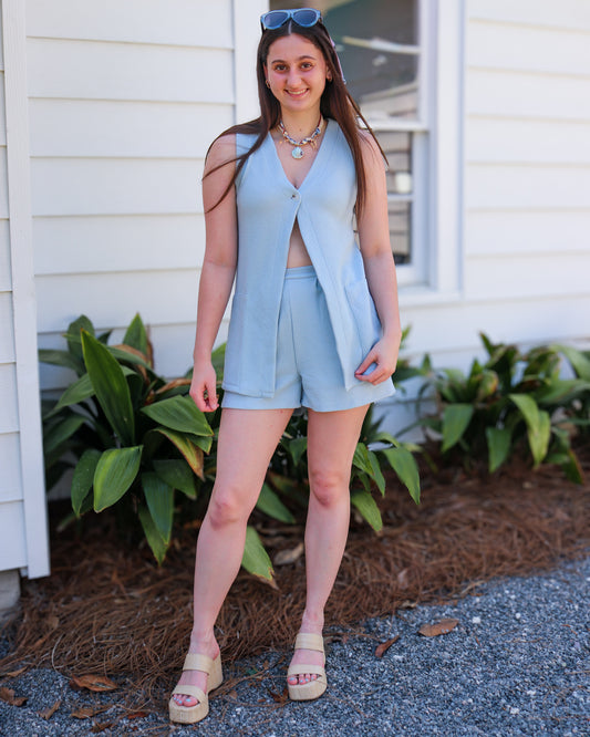 *FINAL SALE*Pleated Detail Shorts