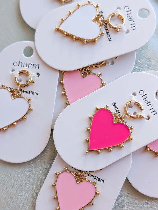 Water Resistant Heart Charm