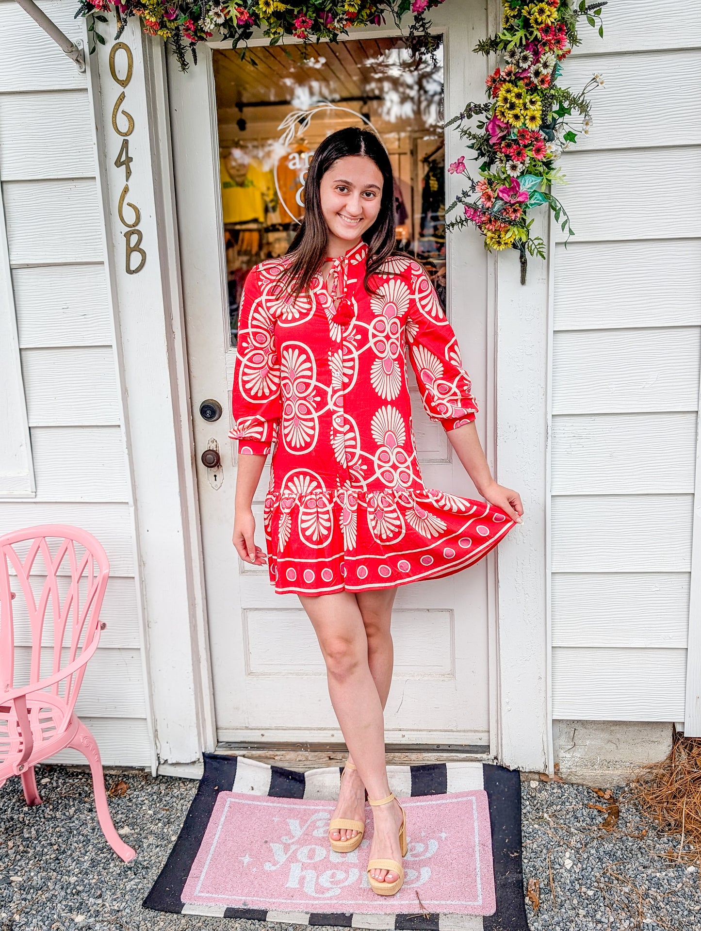 Festival Medallion Short Dress