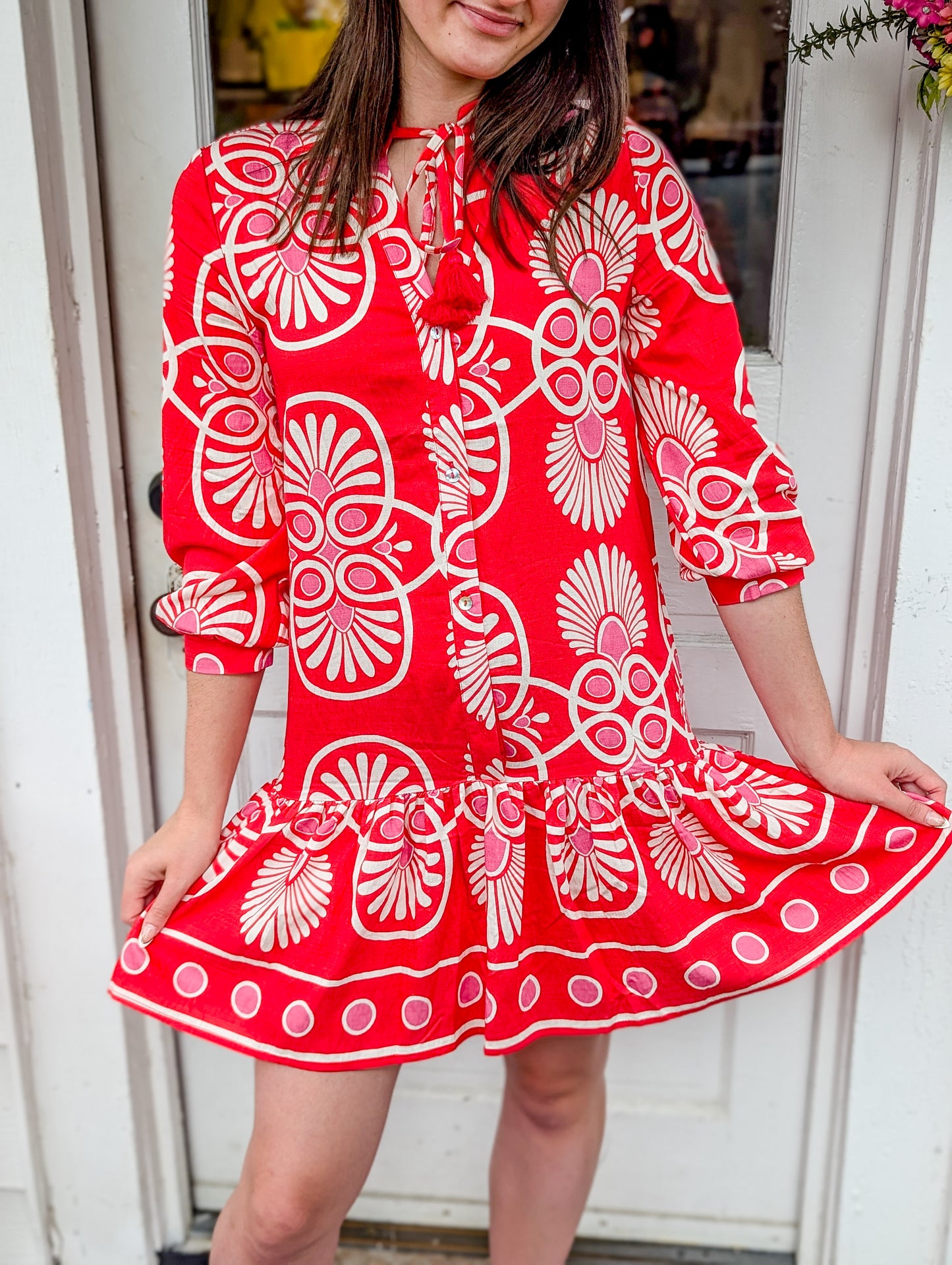 Festival Medallion Short Dress