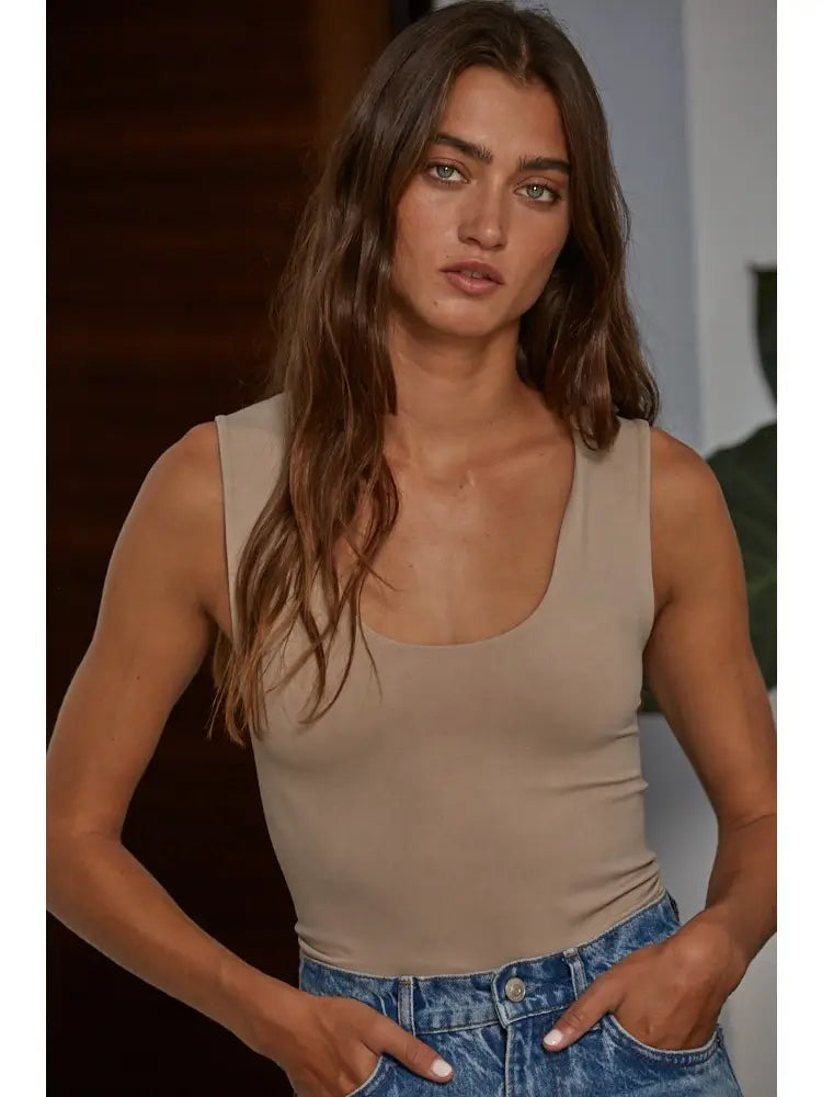 Double Layer Seamless Everyday Essential Tank