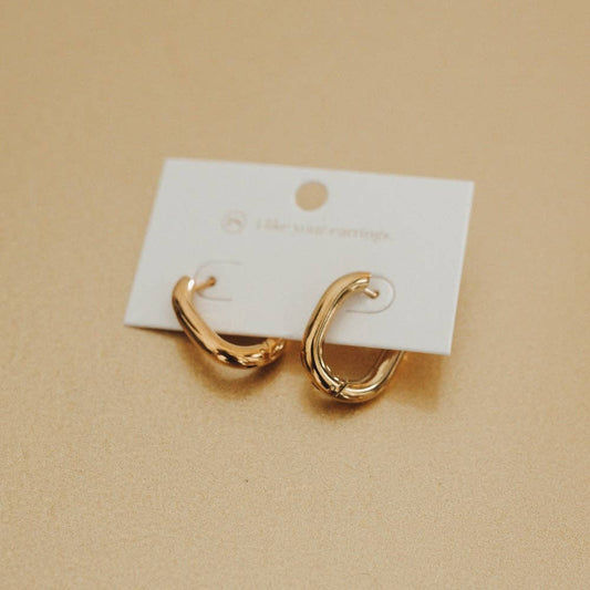 Flirty Fantasy Oval Hoop Earrings - WATERPROOF Wholesale