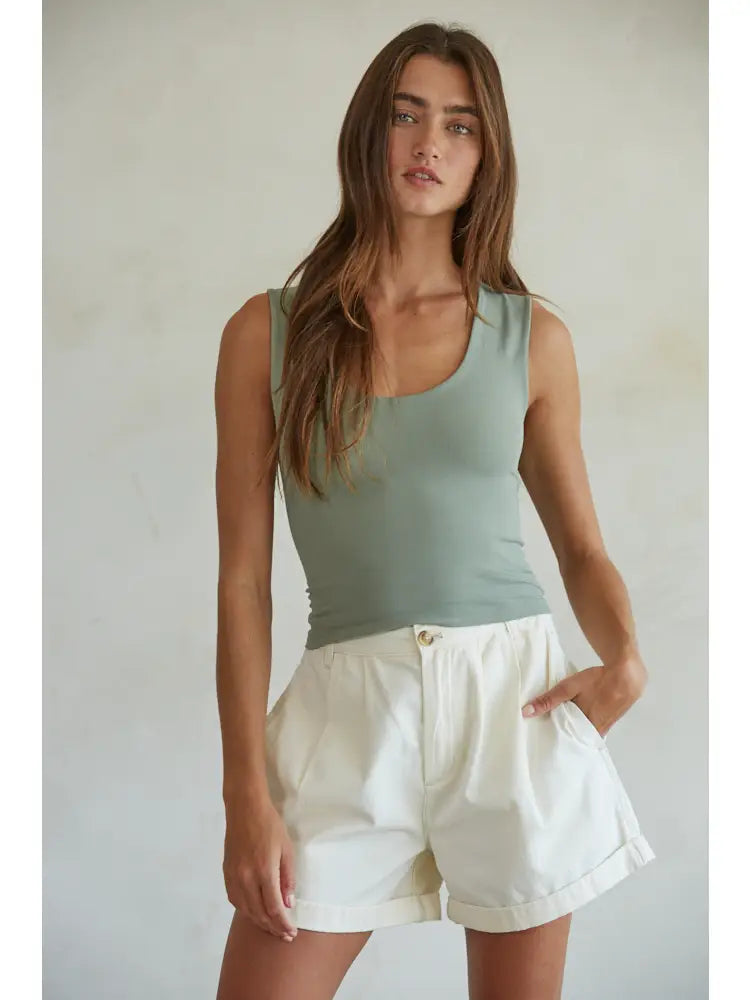 Double Layer Seamless Everyday Essential Tank